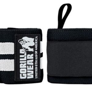Gorilla wear bandáže na zápěstí pro - černá/bílá