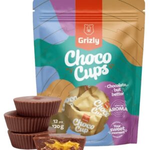 Grizly choco cups 120 g - mléčná čokoláda a mango