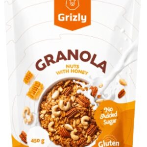 Grizly granola 450 g - ořechy a med