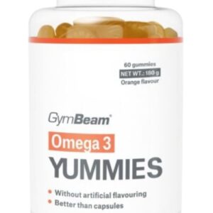 Gymbeam omega 3 yummies 60 želé - pomeranč