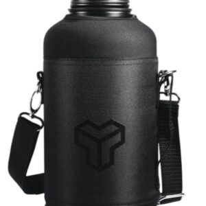 Gymbeam strix ocelová láhev nomad 1800 ml - černá