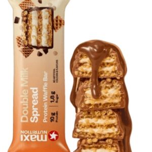 Maxi nutrition waffle protein bar 39 g - dvojitá mléčná