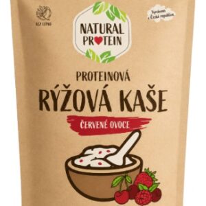 Natural protein proteinová rýžová kaše 480 g - červené ovoce