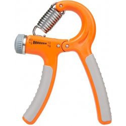 Power system posilovač zápěstí power hand grip - oranžová/šedá