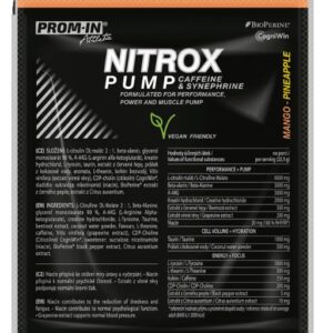 Prom-in nitrox pump caffeine and synephrine 22