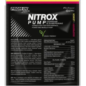 Prom-in nitrox pump caffeine and synephrine 22