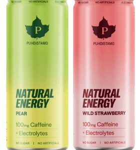 Puhdistamo natural energy drink + electrolytes 330 ml