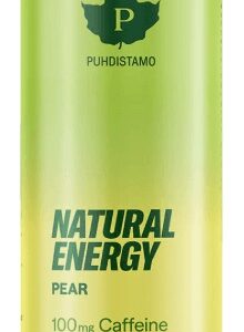 Puhdistamo natural energy drink + electrolytes 330 ml - hruška