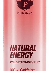 Puhdistamo natural energy drink + electrolytes 330 ml - lesní jahoda