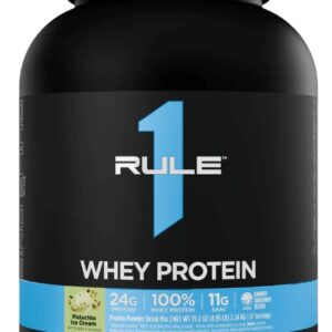 Rule 1 whey protein 2240 g - pistachio ice cream