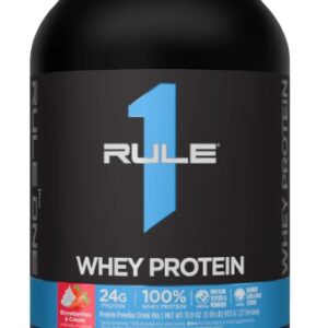 Rule 1 whey protein 905 g - strawberries and creme