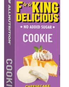 Allnutrition f**king delicious cookie 128 g - cheesecake výprodej