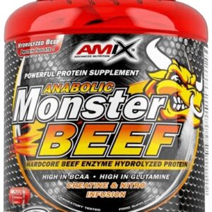 Amix anabolic monster beef 90 protein 1000 g - vanilka/limetka