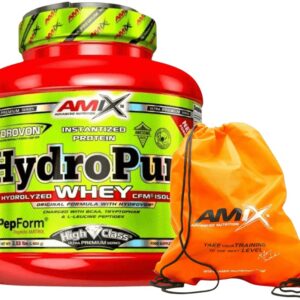 Amix hydropure hydrolyzed whey cfm protein 1600 g + amix fitness bag