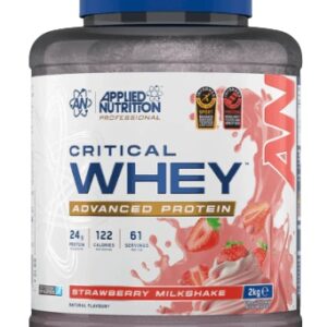 Applied nutrition critical whey 2000 g - jahodový mléčný koktejl +