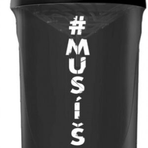Fitness007 šejkr #musíšfurt 600 ml - černá