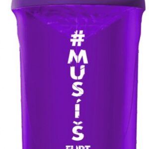 Fitness007 šejkr #musíšfurt 600 ml - fialová