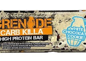 Grenade carb killa protein bar 60g - white chocolate cookie výprodej