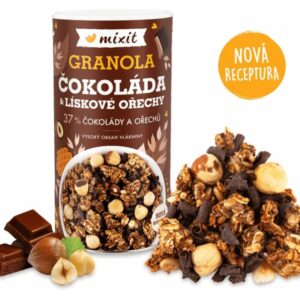 Mixit granola z pece čokoláda a lískové ořechy 520 g
