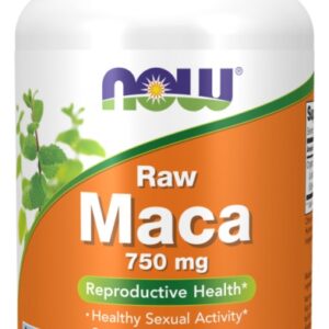 Now foods raw maca 750 mg 90 rostlinných kapslí