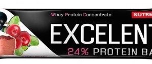 Nutrend excelent protein bar 85 g - černý rybíz s brusinkami a