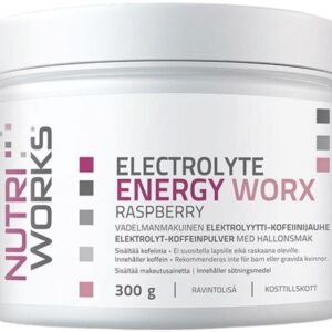 Nutriworks electrolyte energy worx 300 g - malina