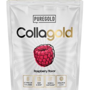 Puregold collagold + kys. hyaluronová 300 g - malina