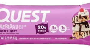 Quest nutrition overload protein bar 63 g - sundae funday expirace
