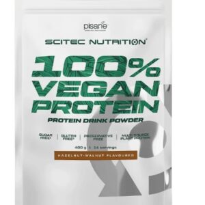 Scitec 100% vegan protein 400 g - lískový/vlašský ořech