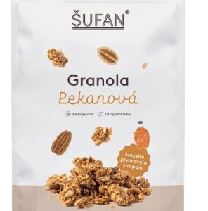 Šufan granola 350 g - pekanová s javorovým sirupem