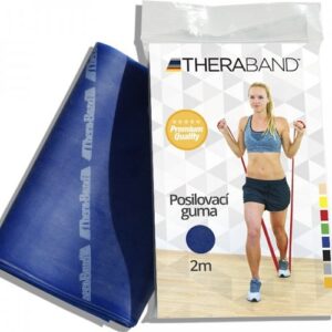 Thera-band posilovací guma 2 m - modrá extra silná