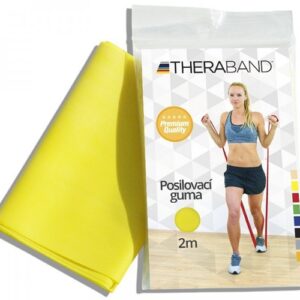 Thera-band posilovací guma 2 m - žlutá slabá