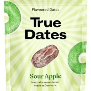 True co. true dates ochucené datle 100 g - jablko výprodej (pošk.obal)