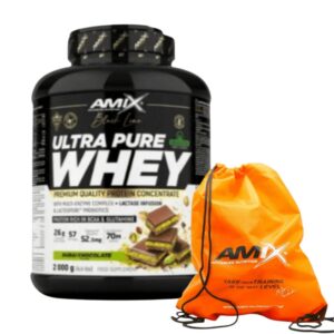 Amix black line ultra pure whey protein 2000 g + amix fitness bag