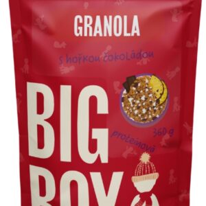 Big boy proteinová granola 360 g - s hořkou čokoládou a pekany