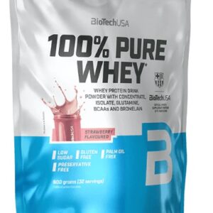 Biotechusa 100% pure whey 900 g - malinový cheesecake