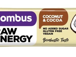 Bombus raw energy bar 50 g - kokos/kakao