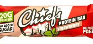Chiefs protein bar 55 g - jahoda výprodej 26.8.2026