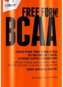 Extrifit bcaa free form liquid 80000mg 1000 ml - višeň
