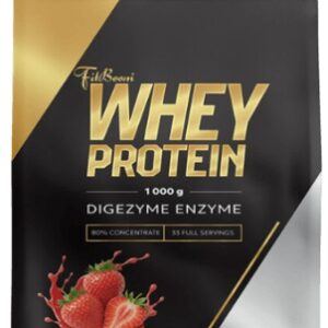 Fitboom whey protein 80 % 1000 g - jahoda