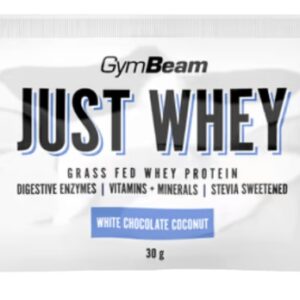 Gymbeam protein just whey 30 g - bílá čokoláda/kokos