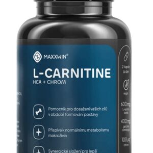 Maxxwin l-carnitine hca chrom 90 kapslí