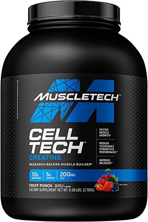 Muscletech celltech creatine 2630 g - ovocný punč
