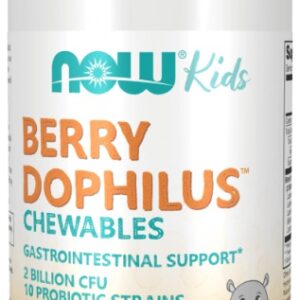 Now foods berrydophilus kids (probiotika pro děti) 60 žvýkacích