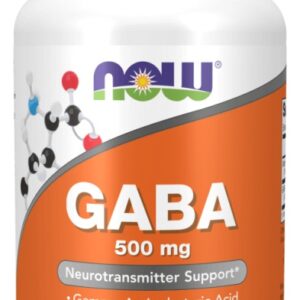 Now foods gaba 500 mg 100 rostlinných kapslí