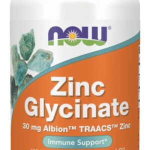 Now foods zinc glycinate 30 mg 120 kapslí