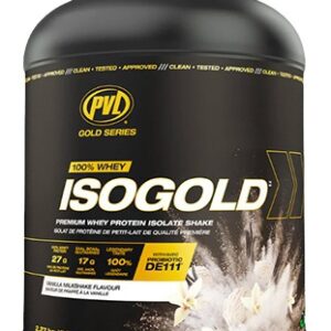 Pvl gold series 100 % whey isogold 2270 g - vanilkový milkshake