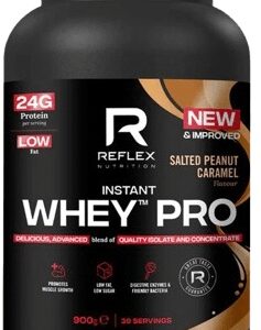 Reflex instant whey pro 900 g new - slaný arašídový karamel