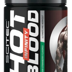 Scitec hot blood infinity 350 g - jahoda/kiwi + triko červené zdarma