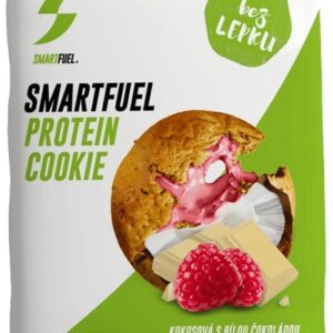 Smartfuel protein cookies 75 g - kokos/bílá čokoláda a malinová náplň
